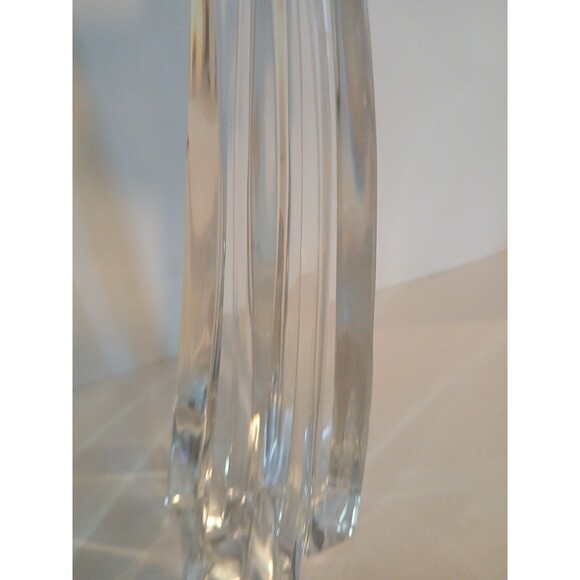 2 Vintage WMF Germany Shooting Star 24% Lead Crystal Multi Tier Candle Holder 8' - Picture 13 of 16